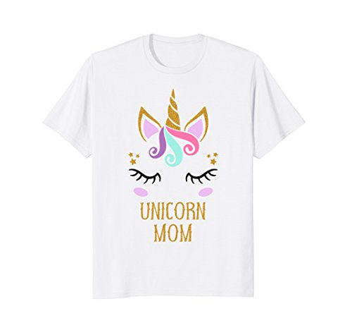 Cute Unicorn Mom T-Shirt, Birthday Gift, Baby Shower Party