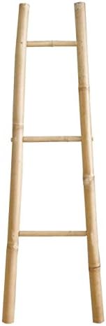 Zero Emission World Ac-054 Bamboo 3 Tier Ladder, Natural, 67.3X22X2.6