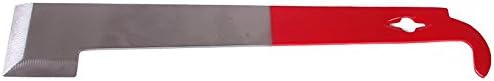 kathson 1Pcs Hot J Shape Hive Tool Beekeeping Hive Supplies Stainless Steel Bee Frame Lifter and Scraper Equipment for Beekeepers Red