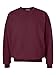 Hanes 90/10 Cotton/Polyester 10.2oz. Ultimate Cotton - Crewneck, Large-Maroon