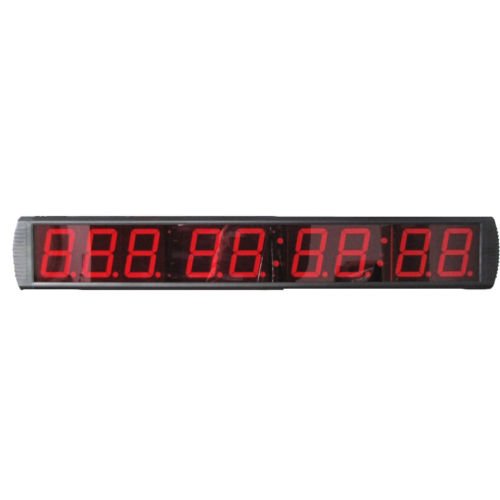 AZOOU Giant 4-inch 9 Digits LED Countdown/up Clock Days Event Timer For Race Games LED Days Countdown Clock With IR Remote Control Red Color