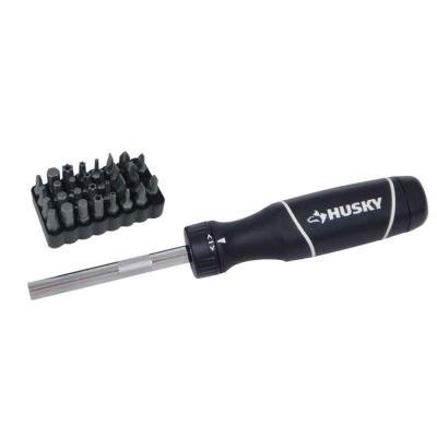 Husky Ratcheting Screwdriver Set (30-Piece)
