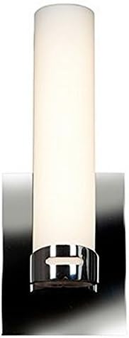 Access Lighting 70037LED-CH/OPL Chic LED 13-Inch Height Wall Sconce with Opal Glass Shade, Chrome
