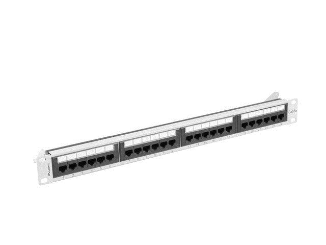 LANBERG PPUA-1024-S Patch Panel 24 PUERTOS 1U Cat.6A UTP Grey