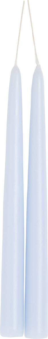 IHR Tapered Candle 24cm Solid Coloured - (Light Blue)