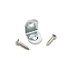 Lofekea 80 Pack Corner Angle Bracket,20mm x 20mm Corner Brace Silver Tone Joint Bracket Fastener with Screws