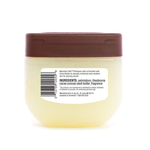 Mountain Falls Petroleum Jelly Skin Conditioning, with Cocoa Butter, 7.5 Ounce