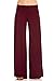 Frumos Womens Comfy Chic Modal Palazzo Lounge Pants Wide Leg Pants