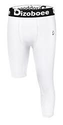 Dizoboee Youth Boys Compression Pants One Leg 3/4