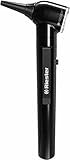Riester 2111-203 E-Scope Fiber Optic Otoscope, AA Handle with 3.7V LED, Black