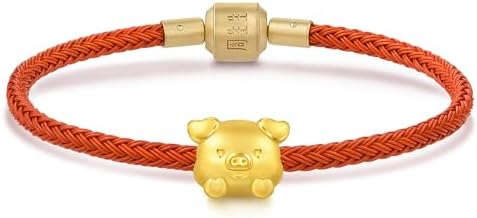 Amazon.com: CHOW SANG SANG 999 24K Gold Charme Zodiac Pig Charm
