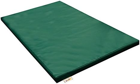 Implay® Soft Play Multi-Use Exercise Fitness Mat - 610gsm PVC/High Density Foam - Green - 100cm x 100cm x 5cm