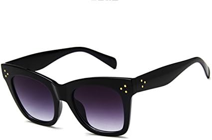 Oversized Women Celebrity Fashion Sunglasses， Bold Flat Lens - UV400 Protection