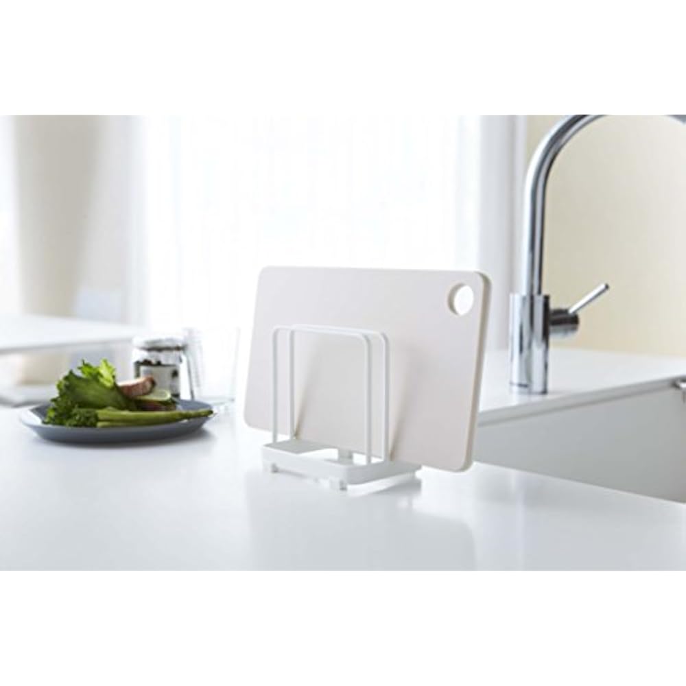 Yamazaki Home Plate Cutting Board Stand Kitchen Storage ...