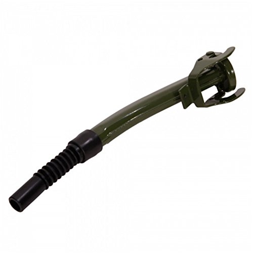 Lovinland 20L Gas Oil Can 4 Pcs Portable Metal Jerry Can Emergency Fuel Petrol Diesel Storage Can Tanks US Style Army Green