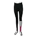 PHOTNO Yoga Running Pants High Waist Cropped Leggings stretch trousers pants for women (M, Hot Pink)