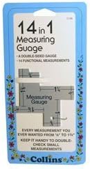 14 In 1 Measuring Guage-1/8" To 1-3/4" by Island Sewing Supplies
