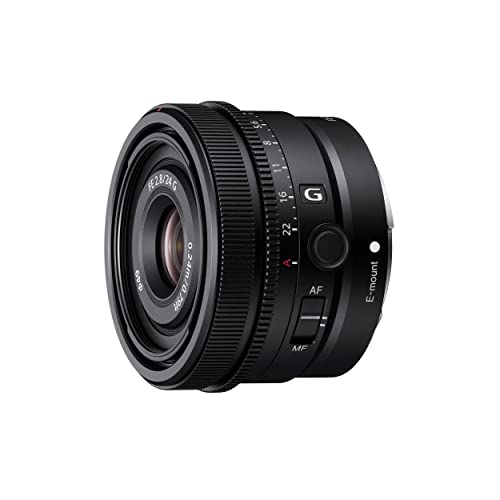 Sony SEL24F28G – 24mm F2.8G Full Frame Fixed Lens (Premium G Series, E-Mount, Compact & Lightweight, Ideal Photo & Video, Compatible with Sony A7, ZV-E1, A6000 & ZV-E10)