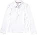 French Toast School Uniform Girls Long Sleeve Stretch Pique Polo