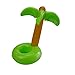 Mirenlife Inflatable Palm Island Drink Holders, Floatation Devices, Inflate Floating Coasters, 3 Pack