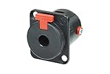 Neutrik NJ3FP6C-BAG 2-Cond 1/4-Inch PNL MT Black Receipt