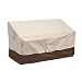 Vailge Heavy Duty Patio Bench Loveseat Cover, 100% Waterproof Outdoor Sofa Cover, Lawn Patio Furniture Covers with Air Vent, Small(Standard), Beige & Brown