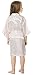 Joytton Girl's Satin Kimono Robe with Embroidered Flower Girl(6,Light Pink)