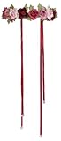 Great Pretenders Rose Garland Halo, Pink/Burgandy (One Size)