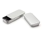 Empty Slide Top Tin Containers for Lip