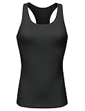 GIODANI Womens Racerback Workout Stylish Compression Tank Top