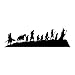 LOTR Caravan Fellowship Sticker Decal Notebook Car Laptop 8