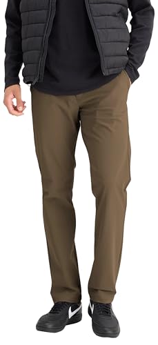 DOCKERS Men's Go Airweave Chino Slim Active Pants, Otter, 38W/30L