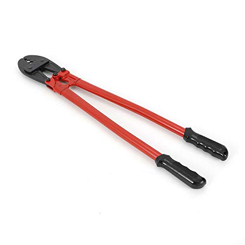30'' Wire Rope Crimping Hand Swager Tool Heavy Duty Alloy Steel Hand Swaging Tools For Wire Rope Aircraft Cable 5/32'' 1/4'' & 5/16'' Wire Rope Cutter