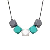 Silicone Teether Necklace for Moms - Non-toxic, BPA-Free, Stylish, Trendy, Great For Soothing Teething Babies, Great Gift For Other Moms
