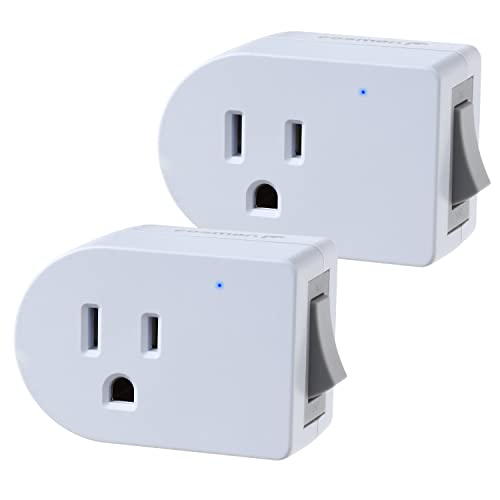 Fosmon Grounded Outlet with ON/Off Switch