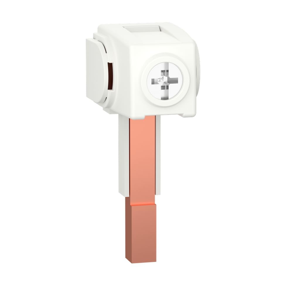 Schneider A9XPCM04 Acti 9 components Et Of 4 Connectors, White