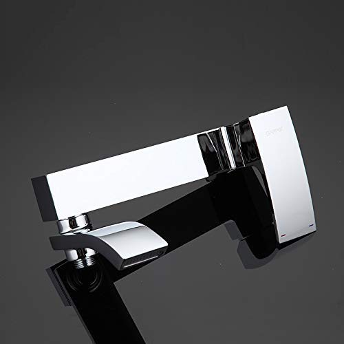 Shower Set, Thermostatic Shower Column with Wall-Mounted Rainfall Shower, Hand held Shower, Chrome Finish