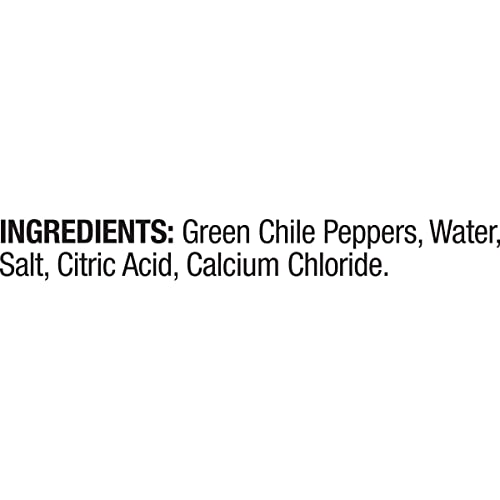 ORTEGA FIRE ROASTED DICED GREEN CHILES, MILD, 4 OZ