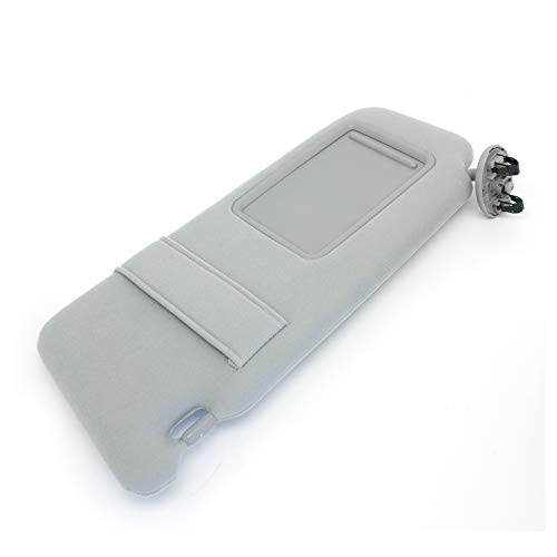 koxuyim Left Driver Side Windshield Sun Visor Mirror Replacement Part #74320-06780-B0 Visor Assembly, Left, Gray, Fit for Toyota Camry 2007-2011 Without Sunroof and Light