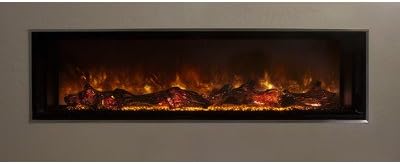 Modern Flames LFV2-120/15 Landscape Full View Series Electric Fireplace, Black