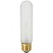 (Pack of 4) 25T10/FR - 25 Watt T10 FROST Tubular - 120V - Medium (E26) Base - Incandescent Light Bulb