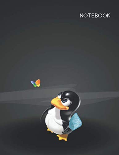 LINUX Notebook: Lined, Soft Cover, Letter Size 240 pages (8.5 x 11) Notebook: Large Composition Book, Journal: linux kills windows