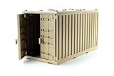 Dark Tan Cargo Shipping Container Compatible with