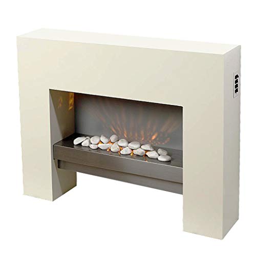 Glowmaster Fire Fireplace Living Room White Free Standing Flicker
