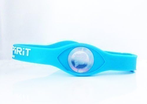 i-spirit Balance Bracelet Dragon / Dragon Hologram for Luck, Financial Success, Mental Strength, Strength, Colour: Curacao Blue, Size: M = 17.5 cm, Unisex - Fitness, Leisure, Sports, Wellness