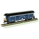 Old-Time Baggage Car with Round End Clerestory Roof - B&O Royal Blue - HO Scale