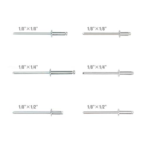 Arrow Heavy Duty Riveter Kit, Professional Pop Rivet Gun with Assorted