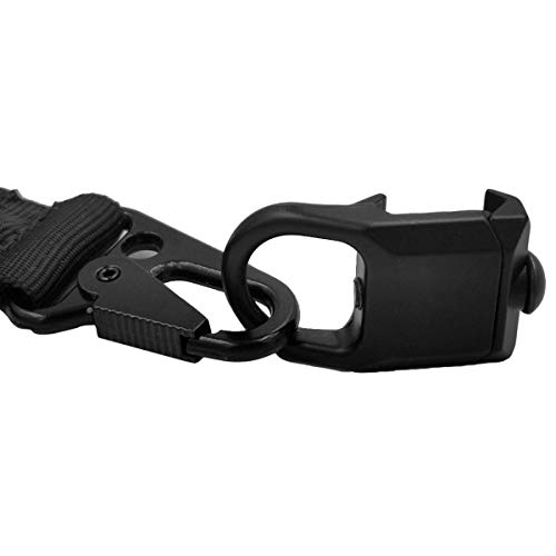 Pecawen Two Point Rifle Sling Traditional Adjustable with 20mm Picatinny Rail Sling Mount for Outdoors - Thumbnail 3