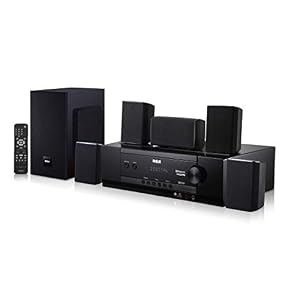 RCA (RT2781HB U) 1000-Watt Audio Receiver Home Theater System – Digital 5.1 Surround Sound & AM/FM Tuner, (Bluetooth and…