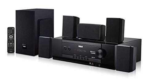 RCA (RT2781HB U) 1000-Watt Audio Receiver Home Theater System – Digital 5.1 Surround Sound & AM/FM Tuner, (Bluetooth and USB Playback)
